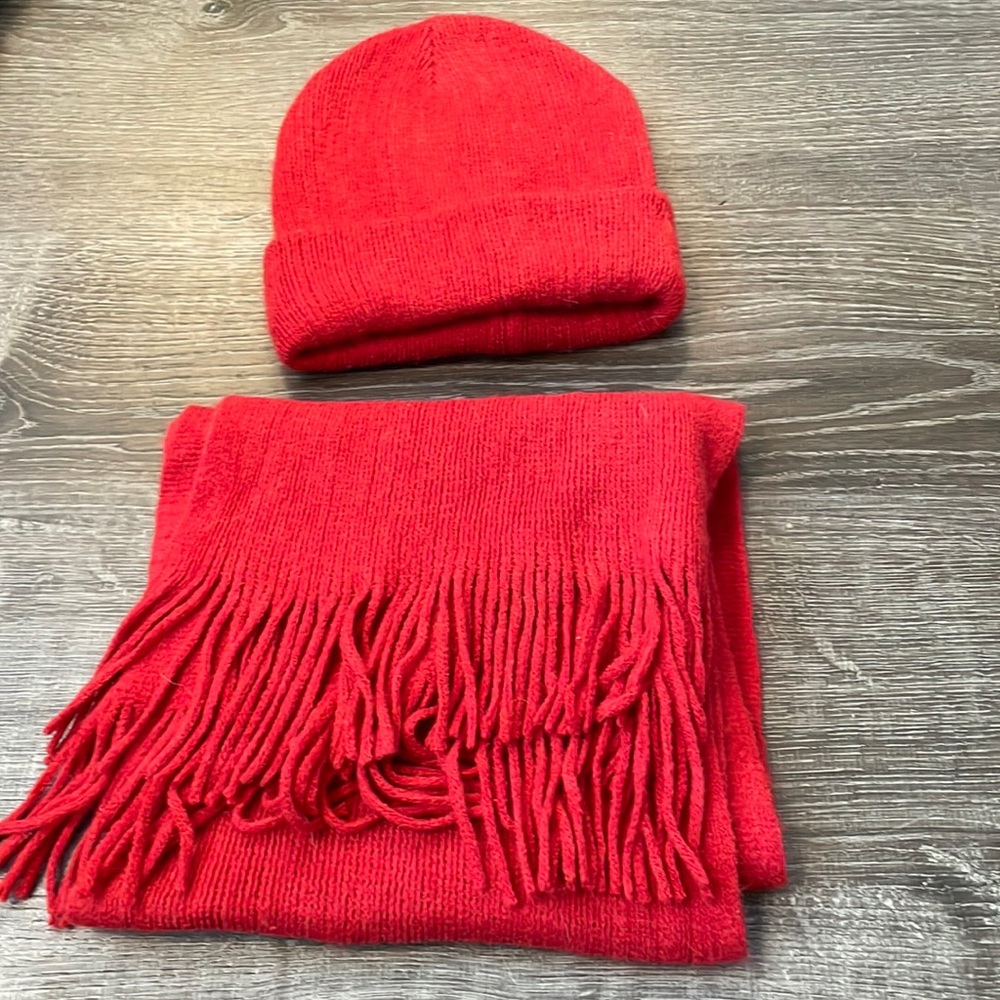 Hat and scarf